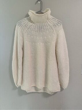 Rag & Bone Alpaca Merino Turtleneck Sweater Ivory XS